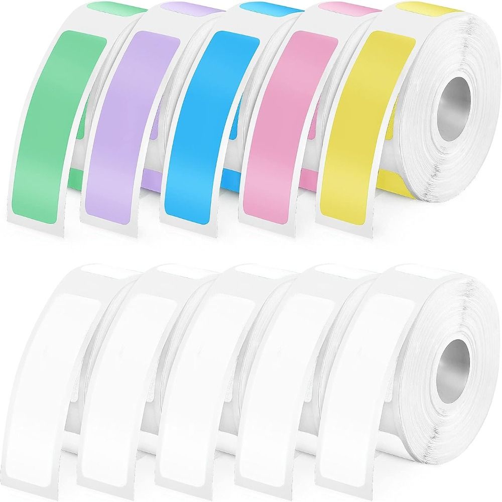 Label Maker - Colorful Adhesive Label Maker Paper 12mm×40mm