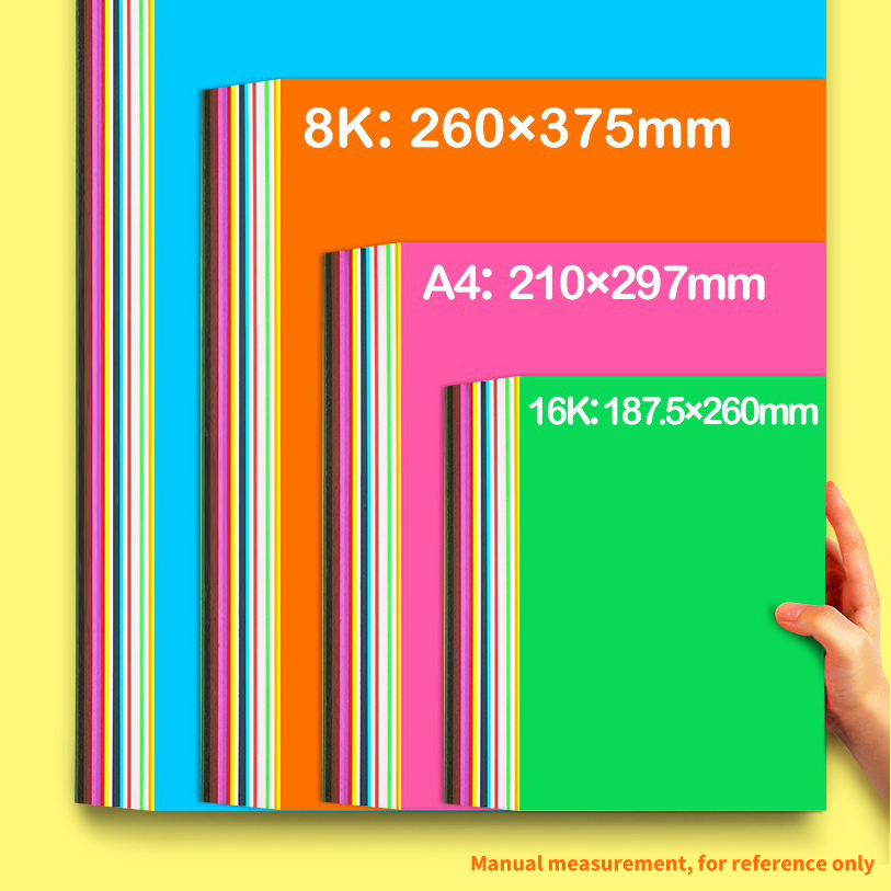 A3/A4/4K/8K/16K Colored Cardst - Printer Paper 评论和价格