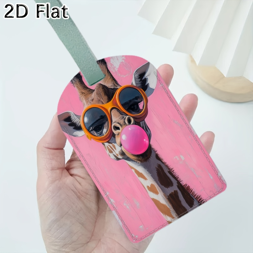 Cute Giraffe Luggage Tag Trave - Label Maker 评论和价格