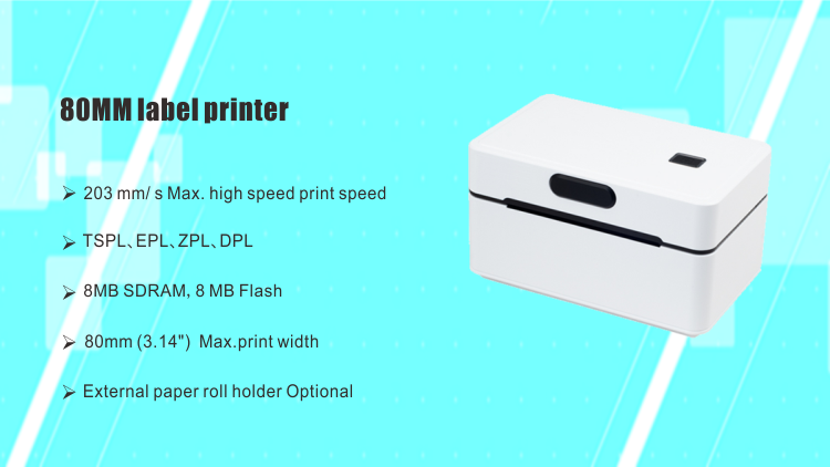 2026new Cheapest 80mm Thermal  - Label Printer 评论和价格