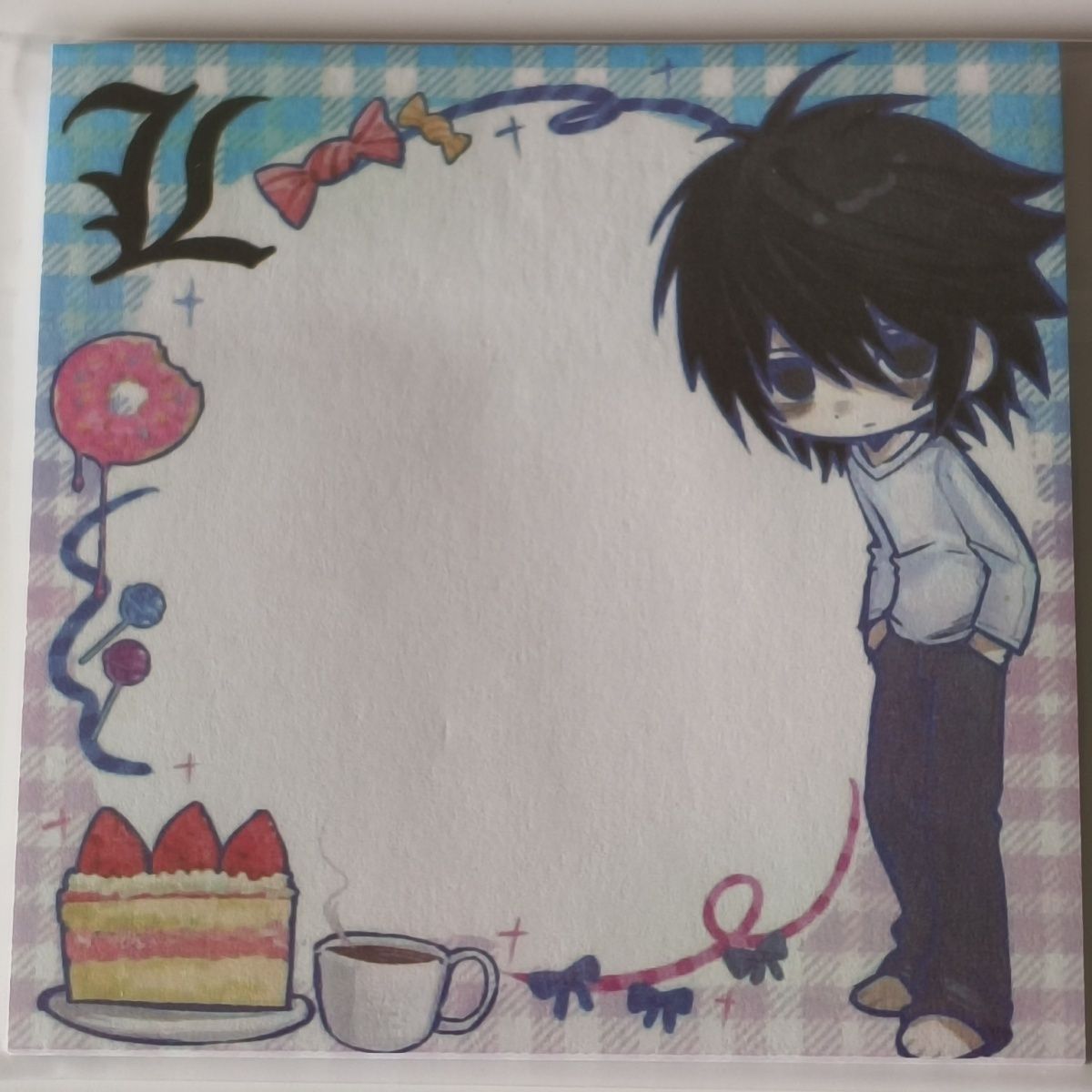 Death Note L Anime Memo Pad Cu - Printer Paper 评论和价格