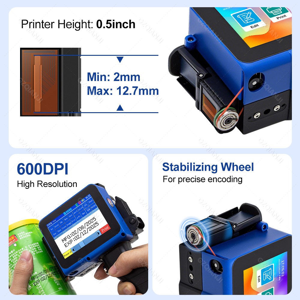 12.7mm Label Inkjet Printer Ha - Label Maker 评论和价格