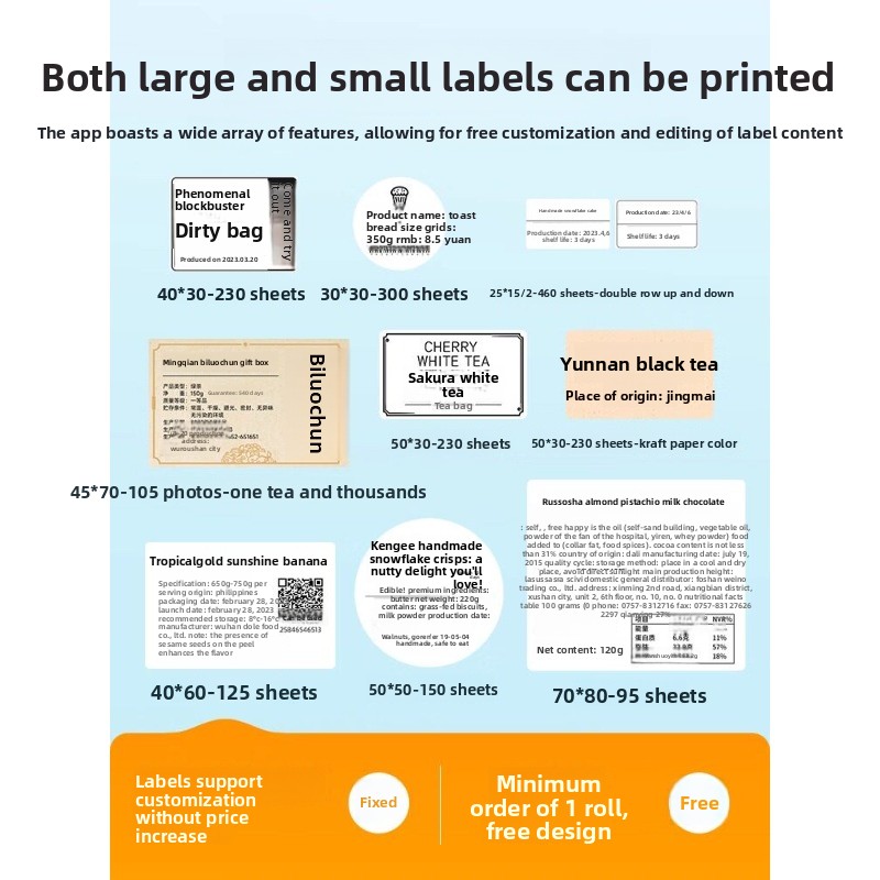 B3S Commercial Food Portable B - Barcode Printer 评论和价格